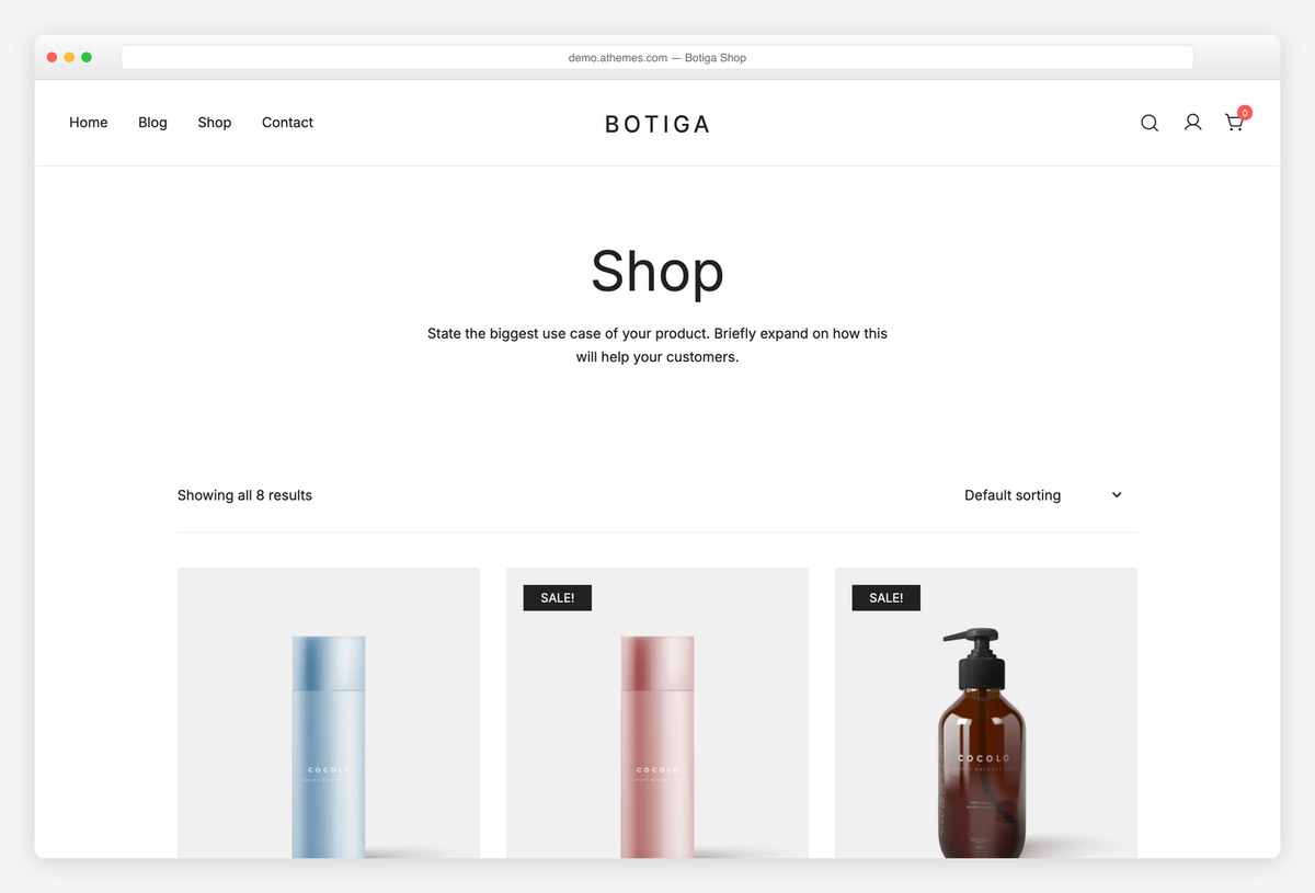 Botiga preview