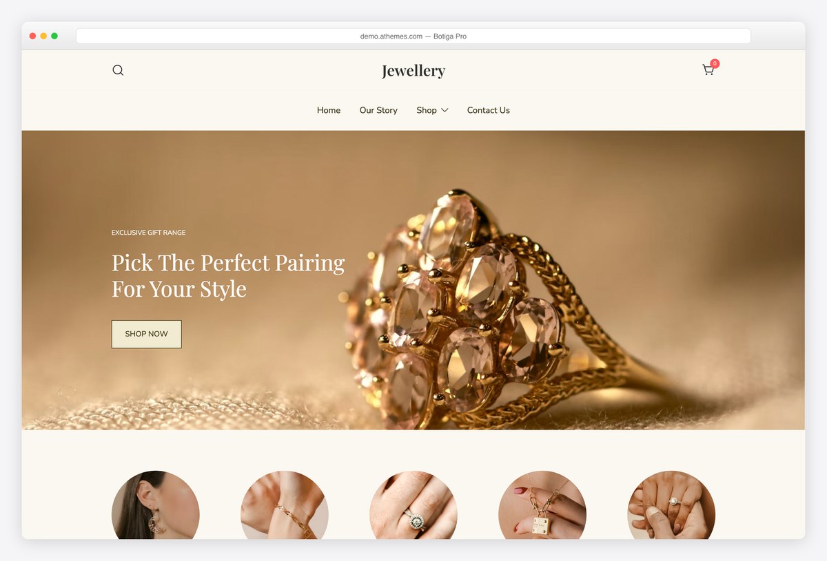 Botiga Pro WooCommerce store demo