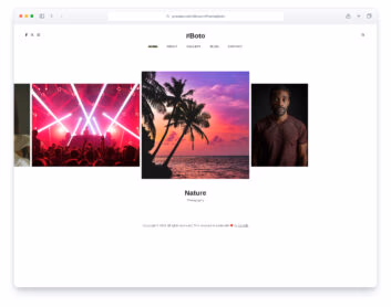 Boto website template