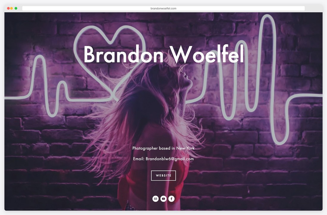 brandon woelfel website example