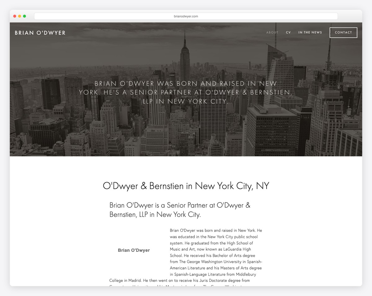 brian o dwyer lawyer website