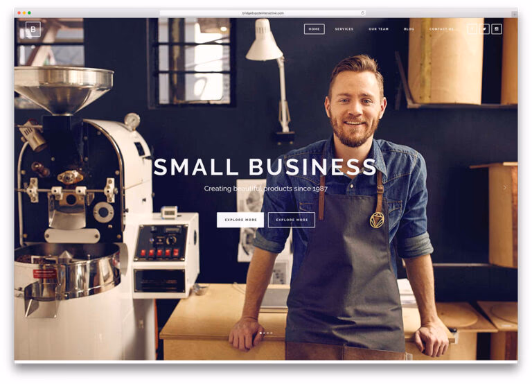 30 Beautiful Example Websites Using Bridge Theme 2026