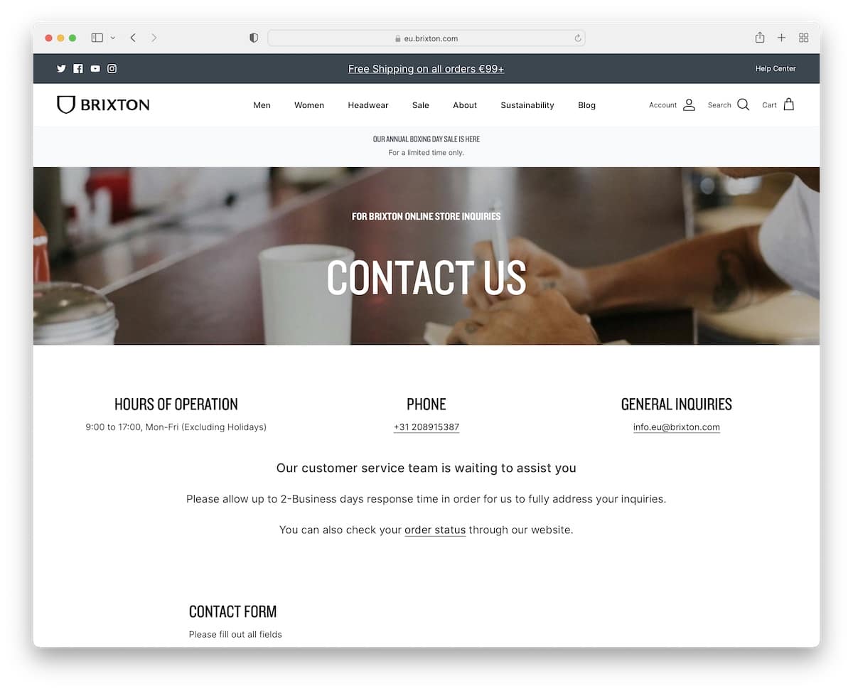 21 Best Contact Us Pages (Examples) 2024 - Colorlib