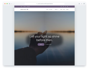 Brotherlylove website template
