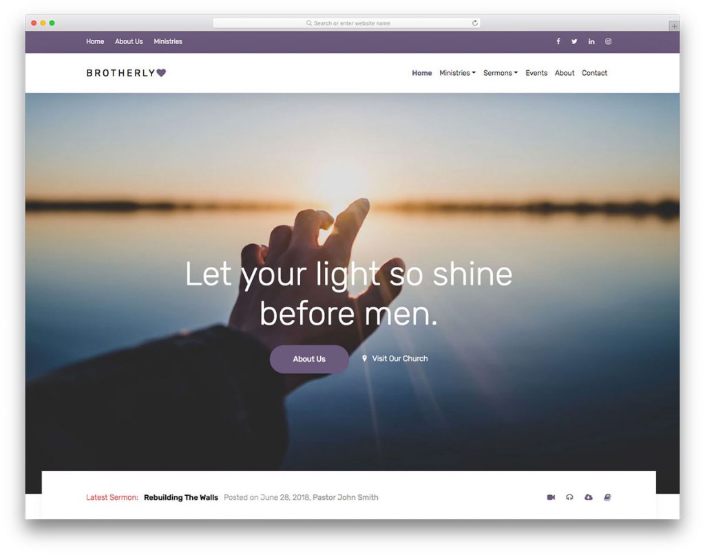 38 Best Church Website Templates & WordPress Themes 2026