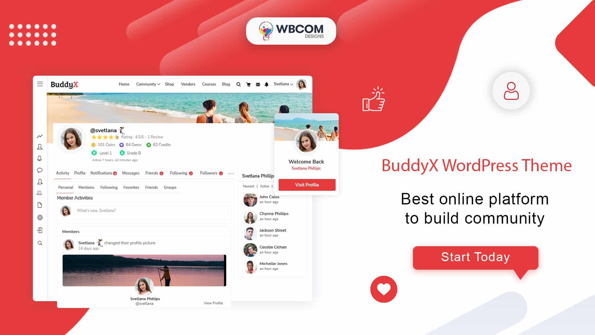 buddyx - online community builder platform