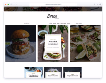 Bueno website template