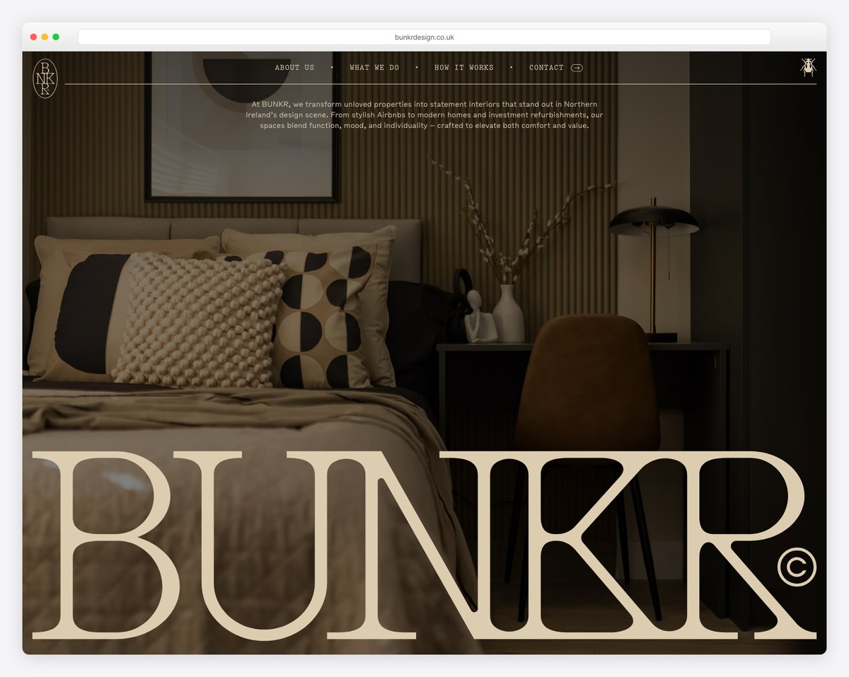 bunkr design website example