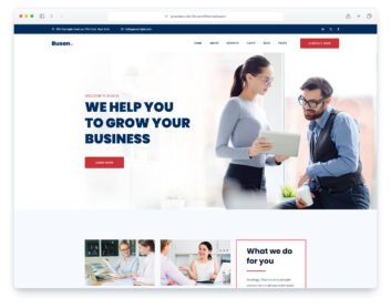 Buson website template