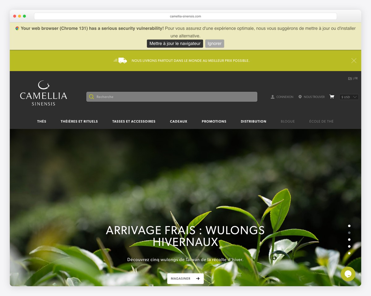 camellia sinensis website example