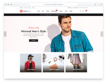 Capitalshop website template