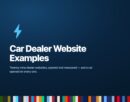 Car dealer website examples featured image with accent colours sampled from all twenty-nine sites