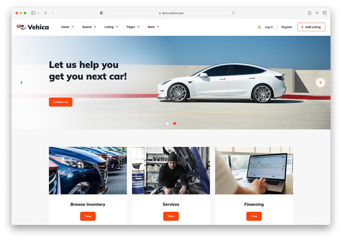 best car dealer WordPress themes