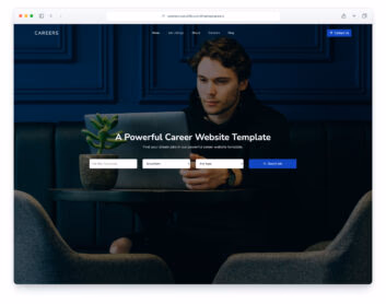 Careers template preview