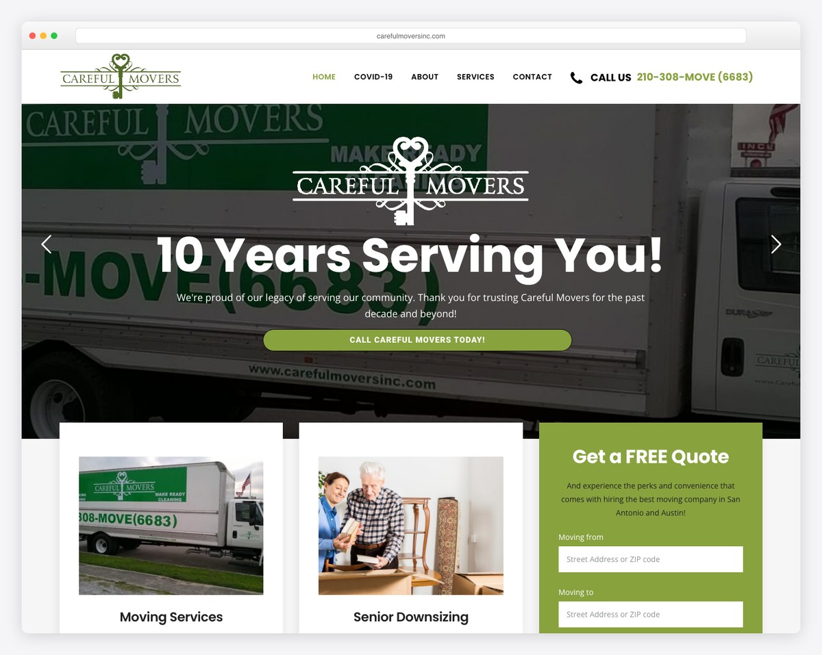 careful movers san antonio website