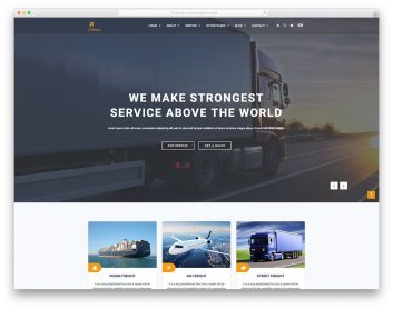 20 Best Logistics Website Templates 2021 Colorlib