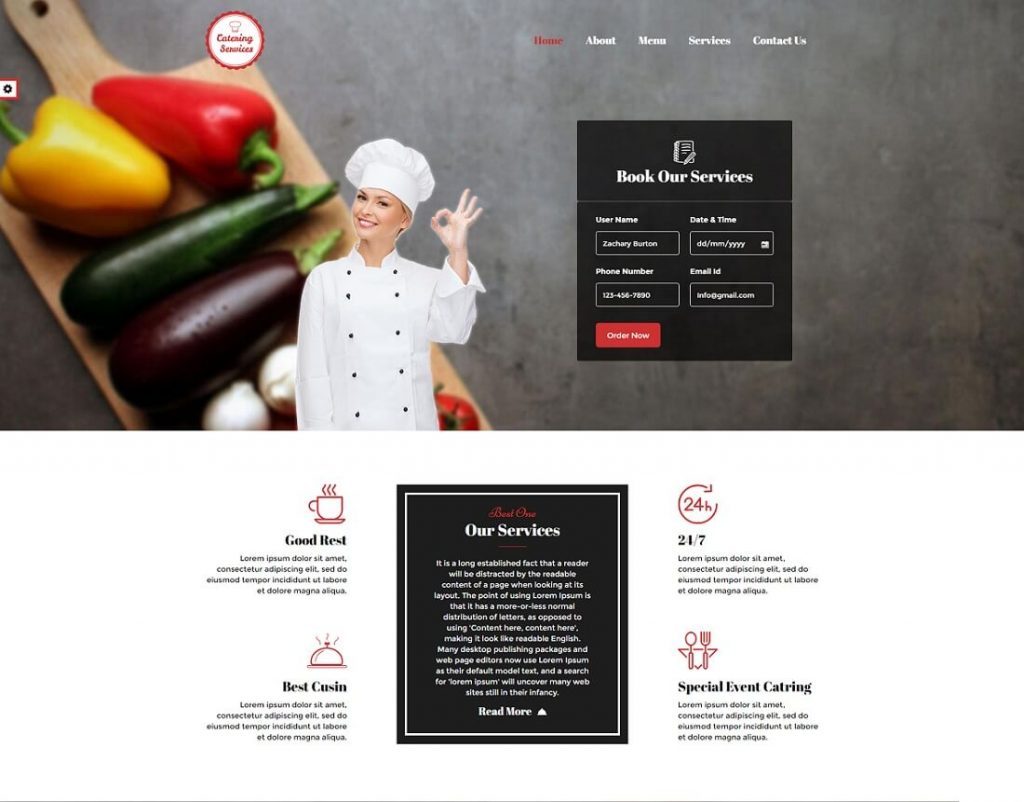 12 Best Catering Website Templates 2026 Colorlib