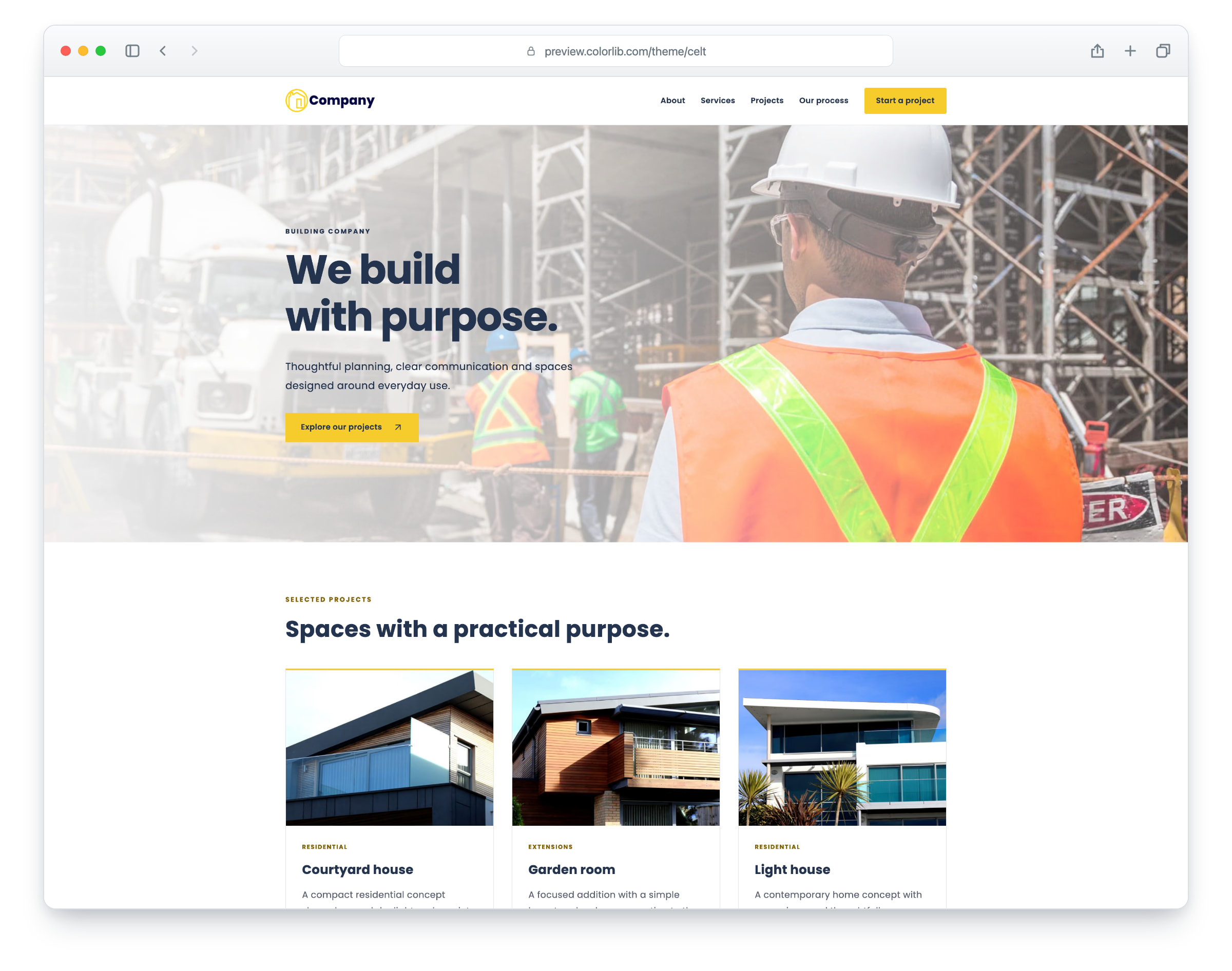 Celt website template