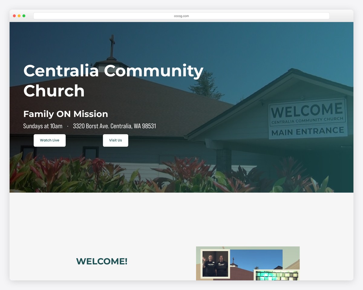 centralia community church website