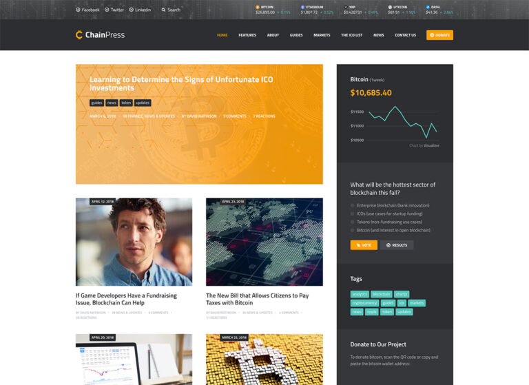 11 Best Yellow Color WordPress Themes 2026 - Colorlib