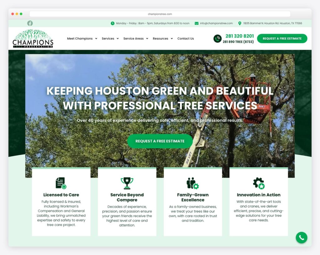 25 Best Tree Service Website Examples 2026 - Colorlib