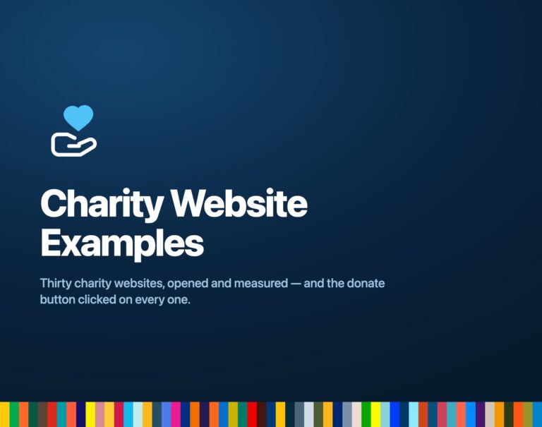 30 Best Charity Website Examples 2026