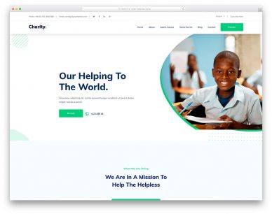 Charityworks Free Template