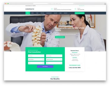 Chiropractic Free Template