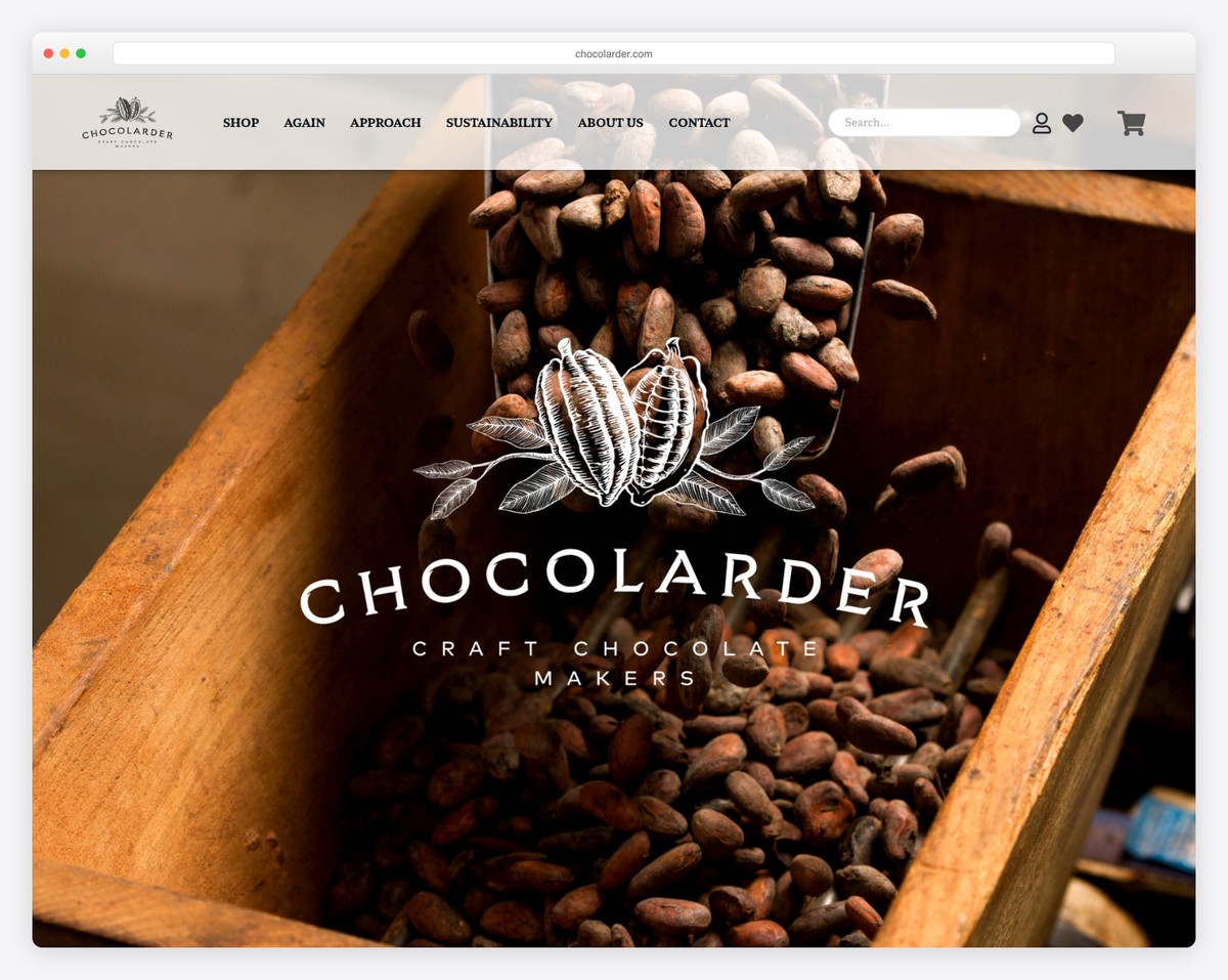 chocolarder website example