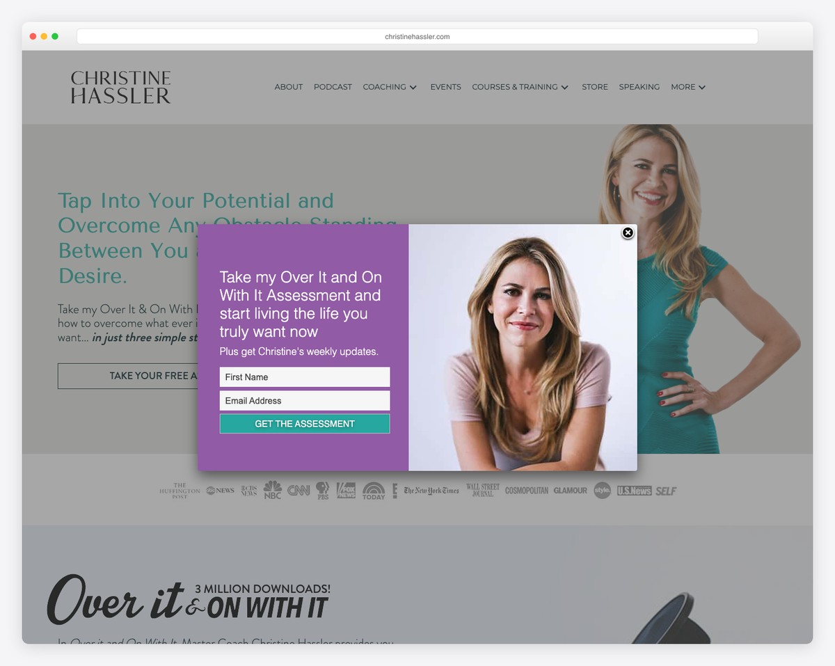 christine hassler public speaker website