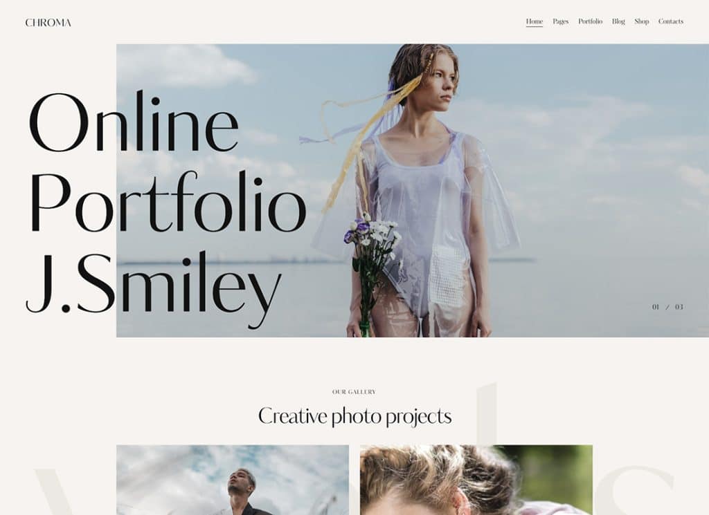 Chroma - Photography Portfolio WordPress Theme