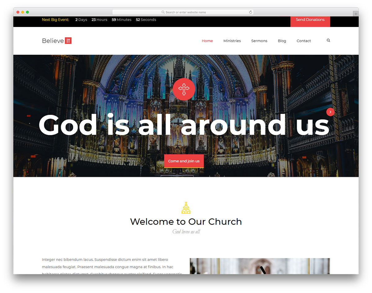 27 Best Free Church Website Templates 2020 Colorlib