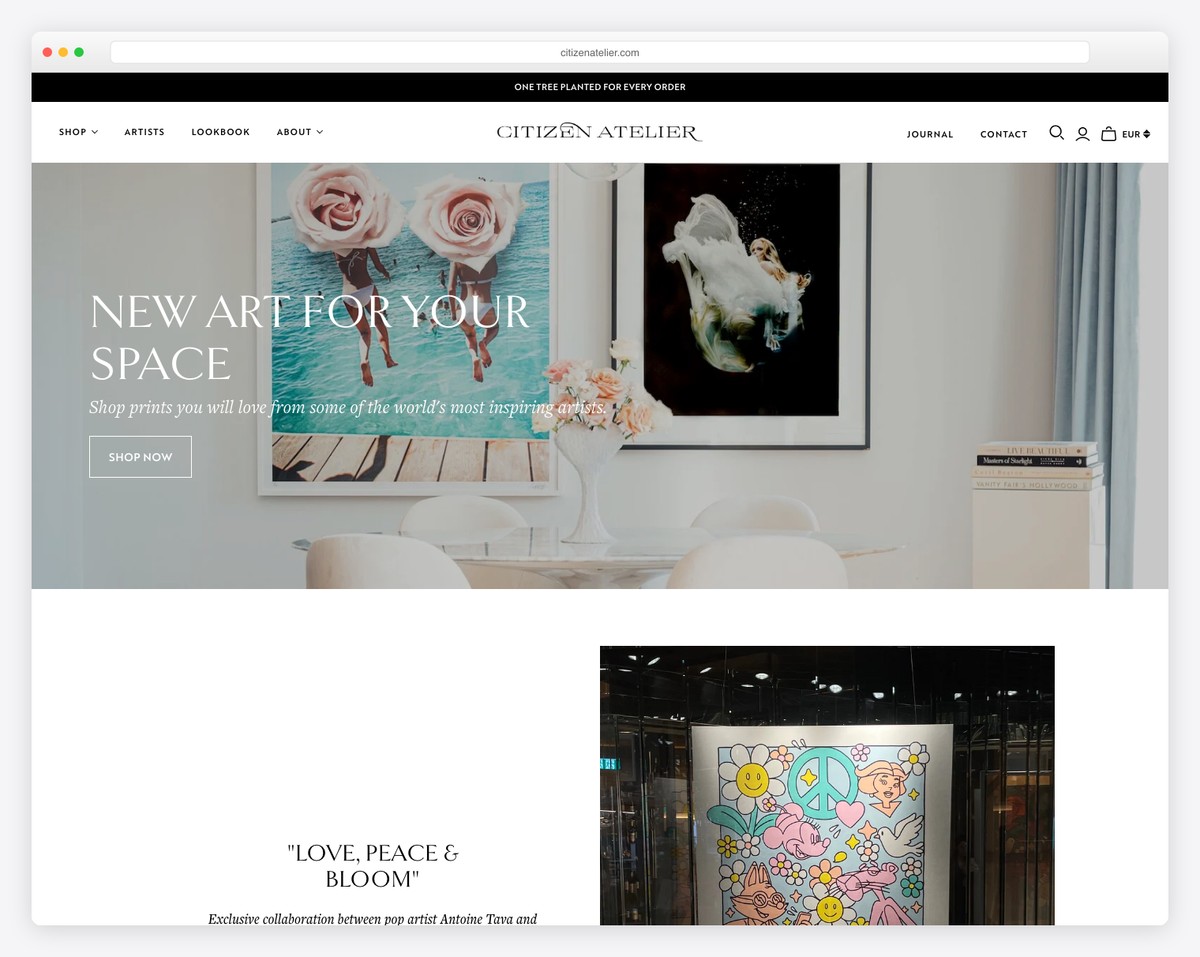 Citizen Atelier artist website