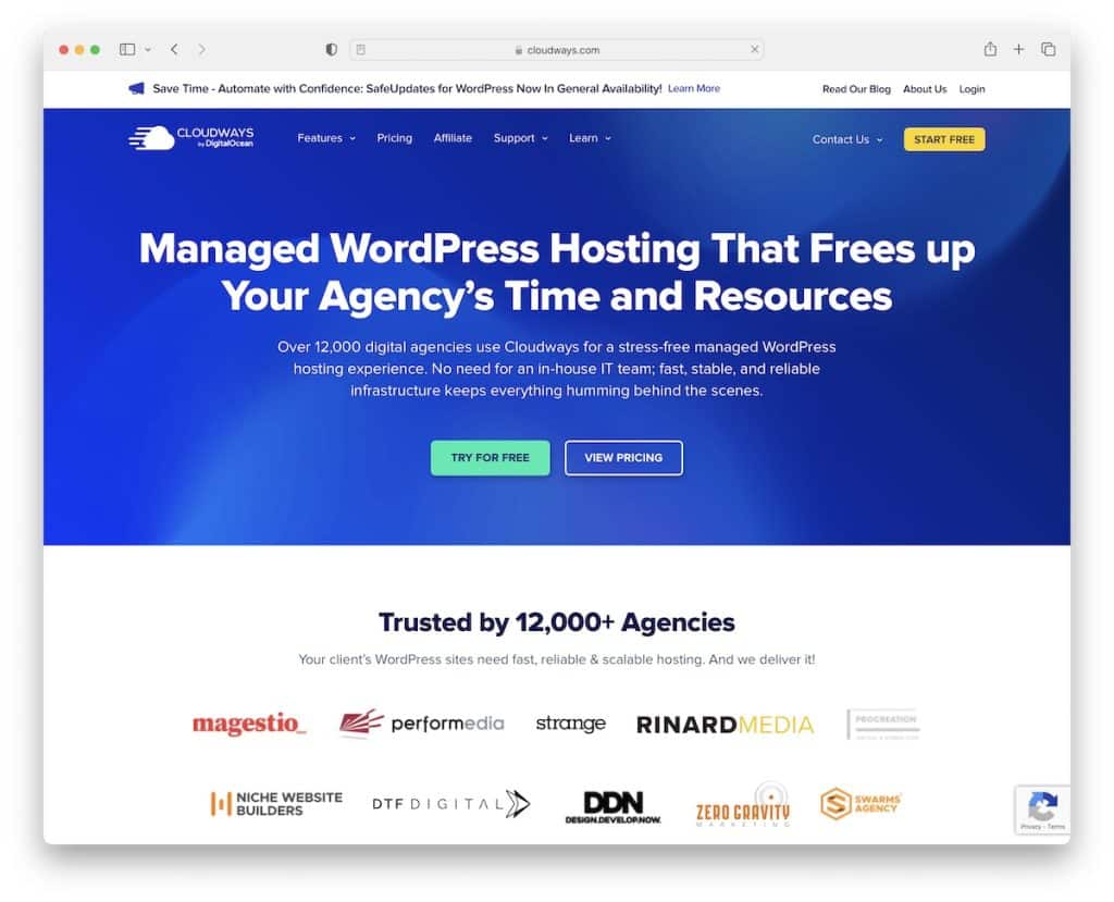 cloudways wordpress hosting for agencies