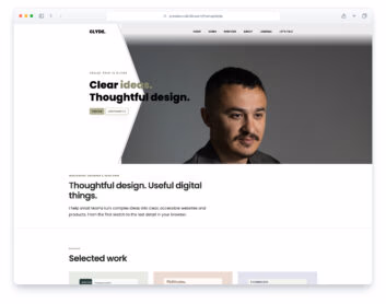 Clyde website template