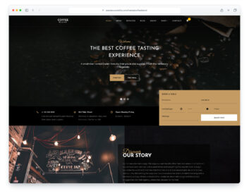 Coffee Blend website template