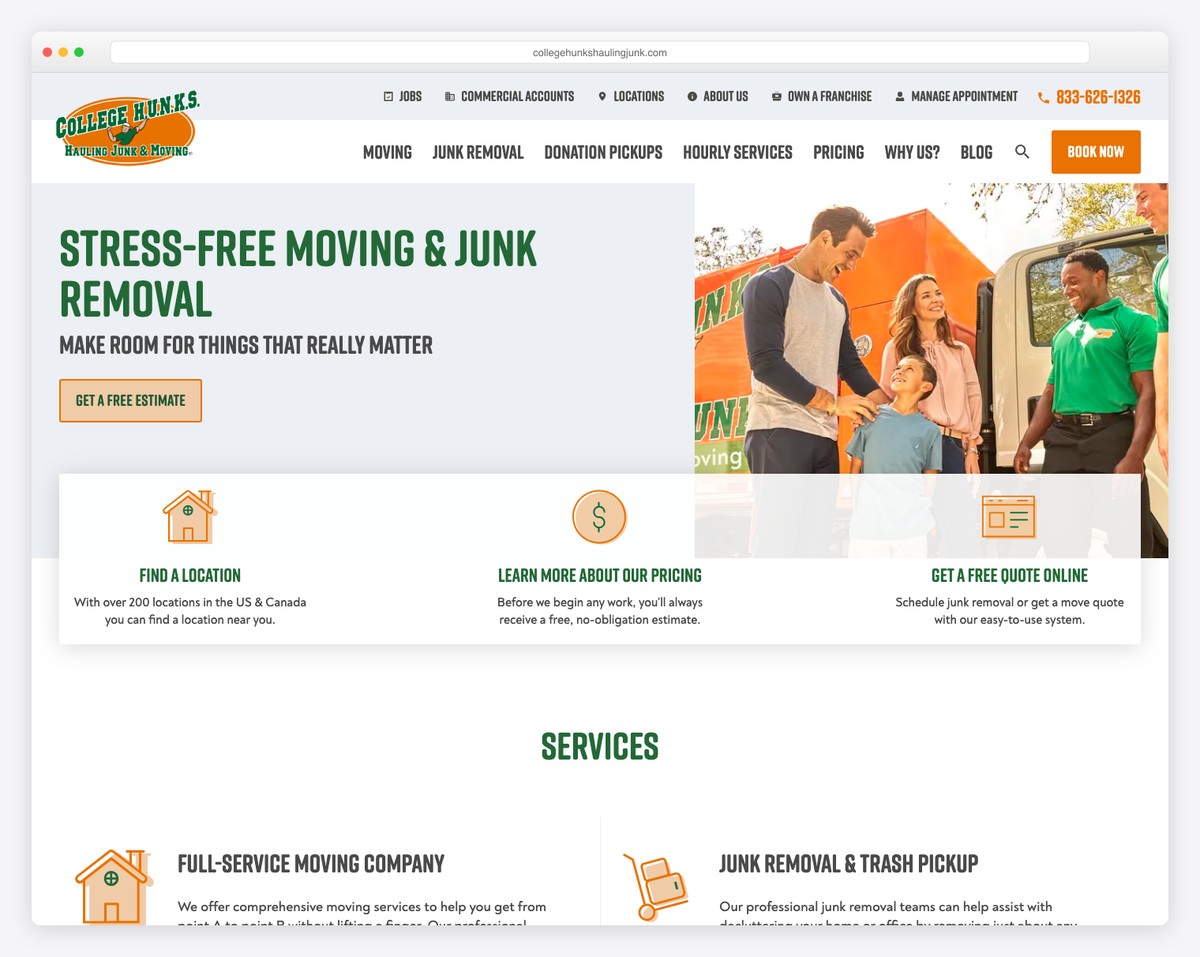 college hunks hauling junk website