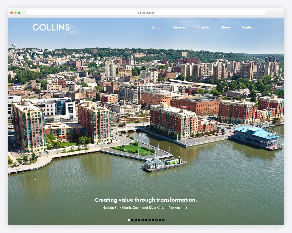 collins llc website example