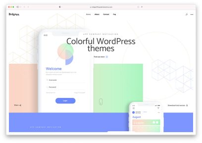 Colorful WordPress Themes