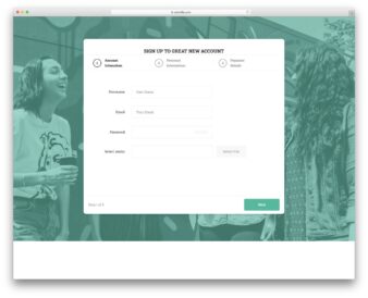Colorlib Wizard 16 UI snippet