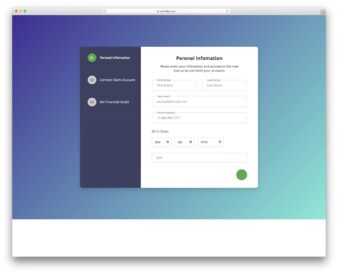 Colorlib Reg Form V27 UI snippet