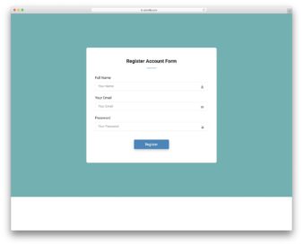 Colorlib Reg Form V31 UI snippet