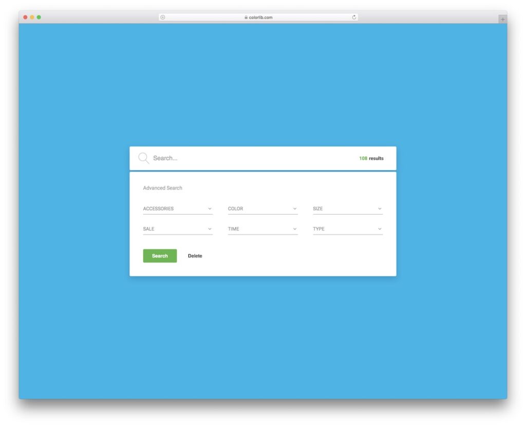 Template Colorlib Address Colorlib Search Form V7 - Free Advanced Search Template 2026 - Colorlib