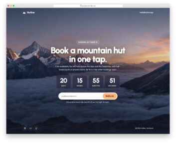 Coming Soon Page V01 free HTML and CSS snippet by Colorlib