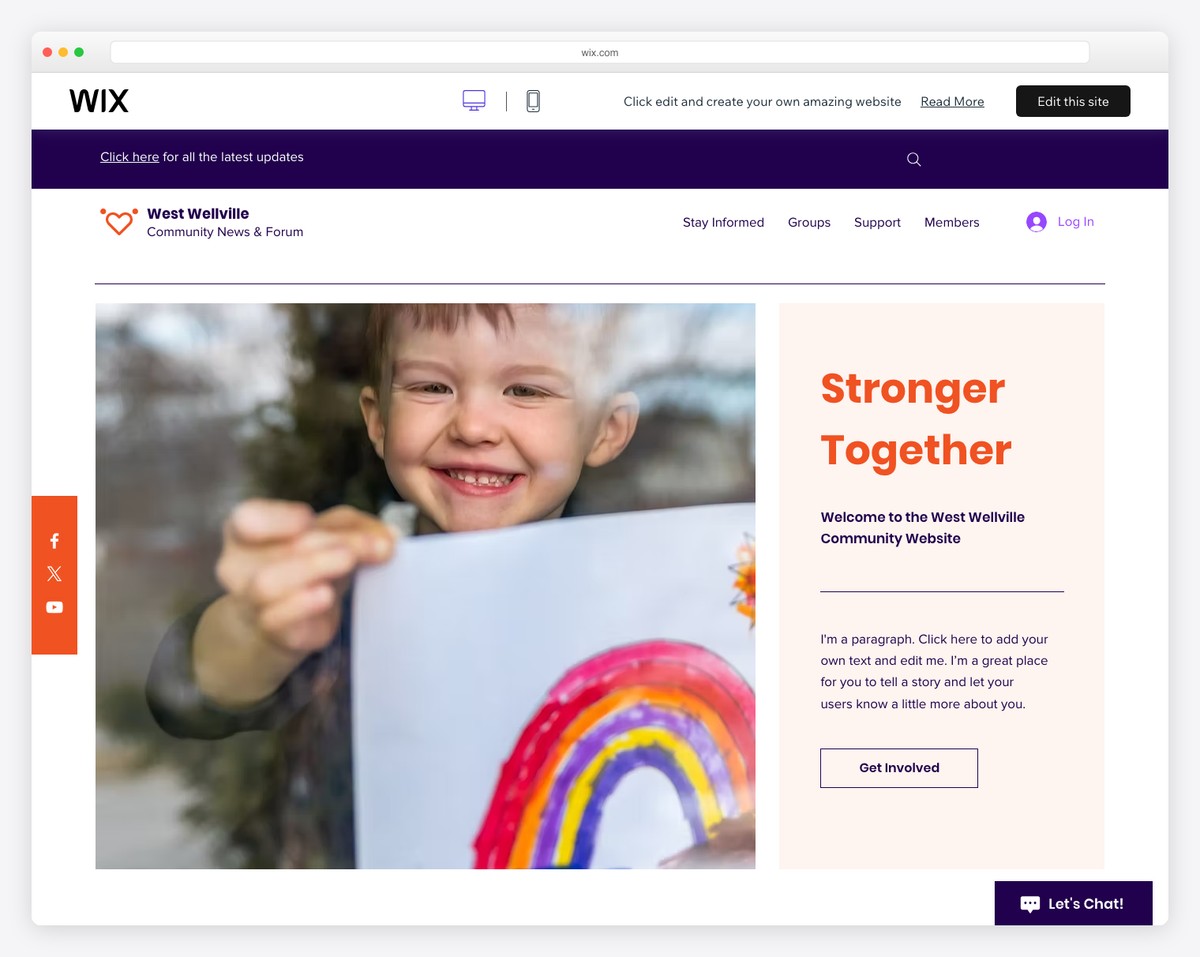 community blog wix forum