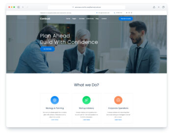Conbusi website template