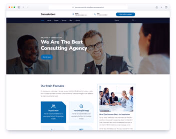 Consulotion website template