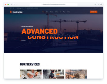 ConstructionCompany website template