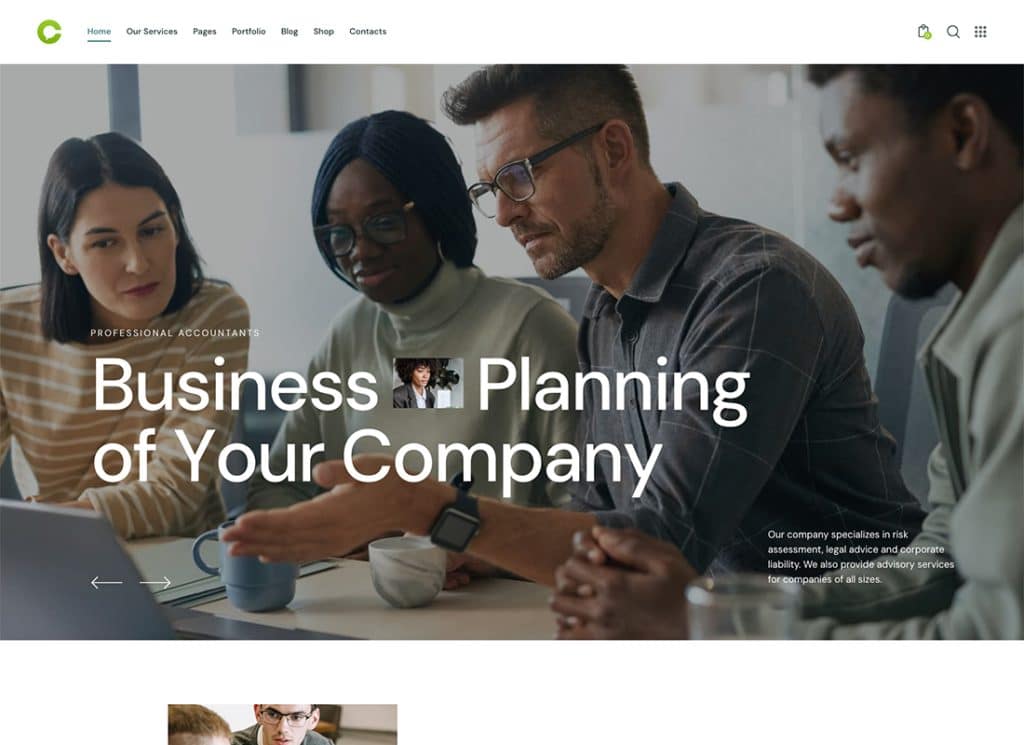Consultor - Business Financial Advisor WordPress Theme