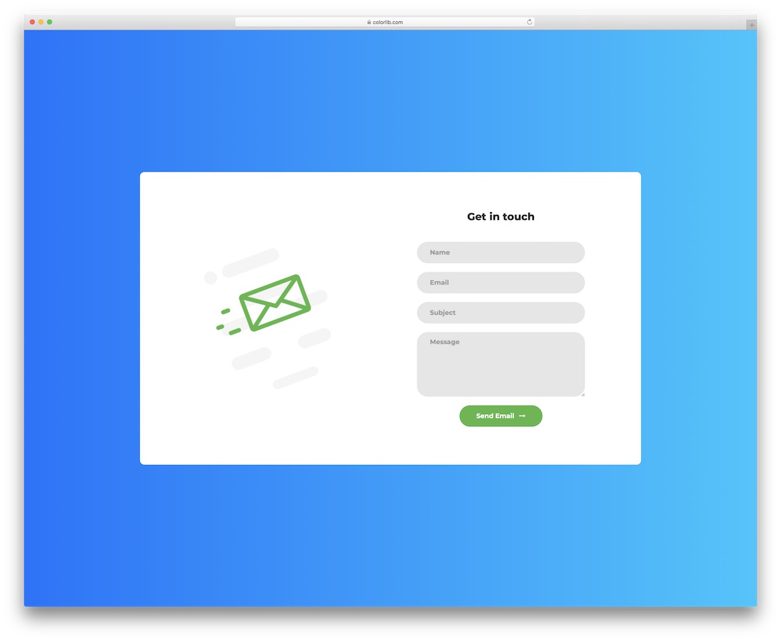 contact form 1 template